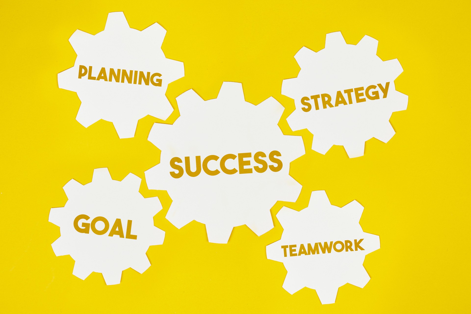 Success gears concept
